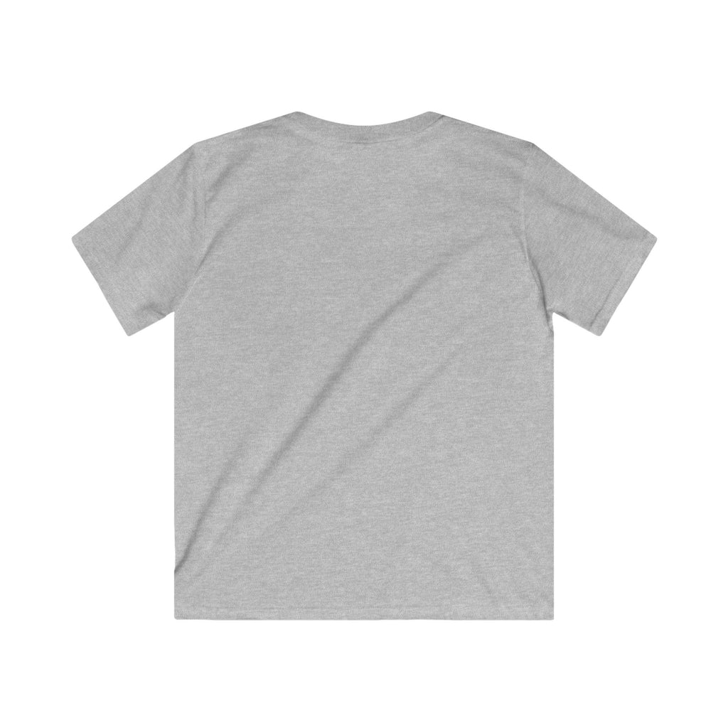 Kids Halloween Ghost Bow Tee — Cute Orange & Black Bow Pattern T-Shirt for Children