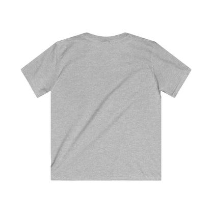 Kids Halloween Ghost Bow Tee — Cute Orange & Black Bow Pattern T-Shirt for Children