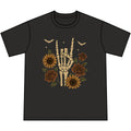 Vintage Floral Skull Tee