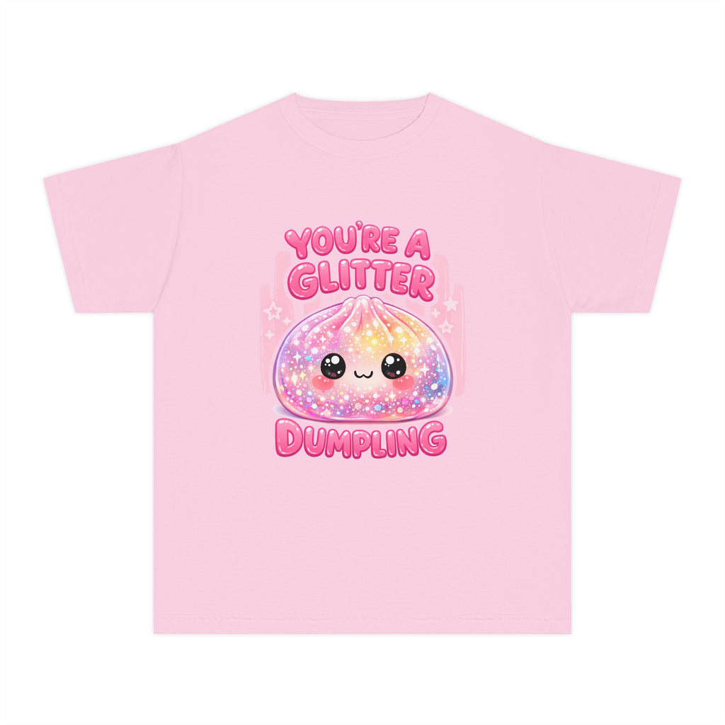 Glitter dumpling kids tee