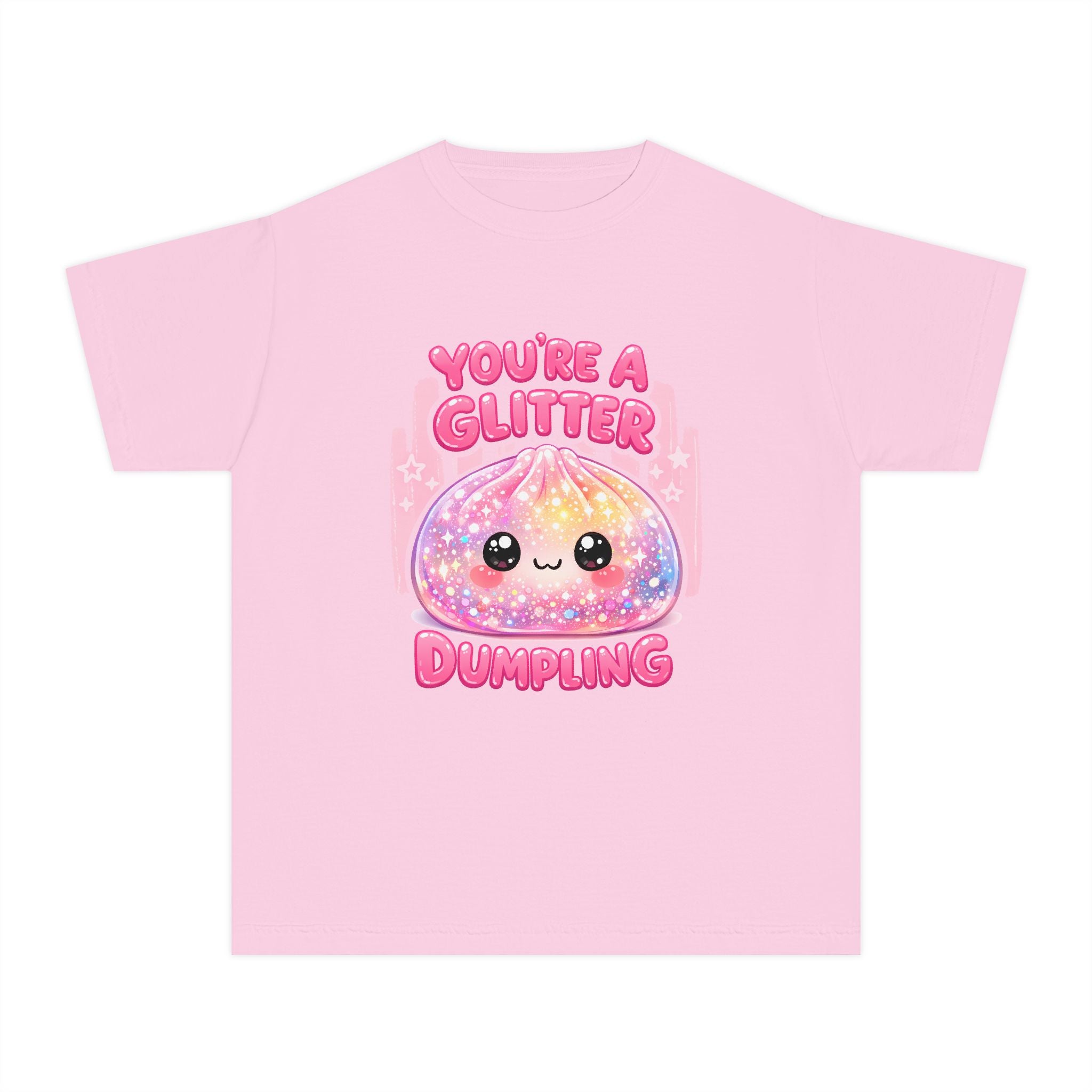 Glitter dumpling kids tee