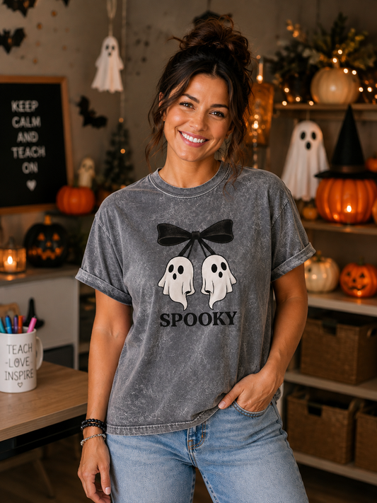 Vintage Spooky Bow Tee
